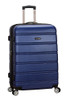 Rockland Melbourne Hardside Expandable Luggage with Spinner Wheels 28" - Blue