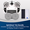 BISSELL SPINWAVE PET ROBOT 2-IN-1 WET MOP AND DRY - WHITE