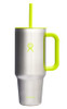 HYDRO FLASK 40 OZ ALL AROUND TUMBLER STRAW LID BOTANICAL BLISS AGAVE - LIME