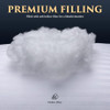 COZSINOOR BED PILLOWS FOR SLEEPING [PACK OF 2] COZY DREAM SERIES - WHITE New