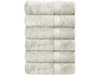 SIMPLE ELEGANCE 6-PACK PLUSH BATH TOWEL SET (27X52 INCH) - IVORY