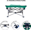 OSAGE RIVER CAMPING COT FOR ADULTS - RATED FOR 300 LBS - MINT GREEN