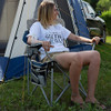 FUNDANGO Oversized Camping Chair with Lumbar Back Support Padded Outdoor