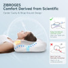 ZIBROGES CERVICAL PILLOW MEMORY FOAM RELIEF SLEEPERS - DARK GREY