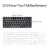 KEYCHRON K3 VERSION 2 LOW PROFILE WIRELESS KEYBOARD QMK KEYCAPS BROWN SWITCH