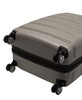 ROCKLAND MELBOURNE HARDSIDE EXPANDABLE LUGGAGE SPINNER WHEELS 3 PC - SILVER