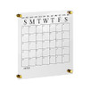 Martha Stewart Grayson Acrylic Dry Erase Wall Calendar 14" Square