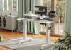 YDN Electric Standing Desk, Adjustable Height, 48x24 Inches, White Top YDN Electric Standing Desk, Adjustable Height, 48x24 Inches, White Top
