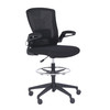 AMAZON BASICS MID-BACK MESH OFFICE CHAIR STOOL ADJUSTABLE FOOTREST FLIP-UP ARMS