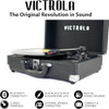 VICTROLA JOURNEY+ BLUETOOTH SUITCASE RECORD PLAYER MATCHING RECORD STAND BLACK