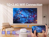 GOODEE SMART 4K 1080P PROJECTOR WIFI BLUETOOTH MOVIE OUTDOOR YG651 - WHITE