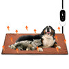TURBRO 48x28” XX-Large Pet Heating Pad, Electric Heated Dog Bed, 48A-BLUE - Blue