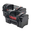 POWERBLOCK EXP ADJUSTABLE DUMBBELLS, STAGE 1, 5-50 LB, 503-00186-02 - BLACK/RED