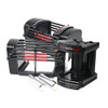 POWERBLOCK EXP ADJUSTABLE DUMBBELLS, STAGE 1, 5-50 LB, 503-00186-02 - BLACK/RED