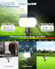 Kaxiida Solar Lights Outdoor Waterproof IP68, 3 Lighting Models Solar Powered Kaxiida Solar Lights Outdoor Waterproof IP68, 3 Lighting Models Solar Powered