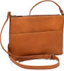LE DONNE LEATHER WOMEN’S MALLORY CROSSBODY PURSE - TAN New