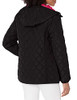 GUESS WOMEN'S QUILT SHORT LIGHT-WEIGHT JACKET SMALL QUILTED BLACK New