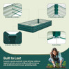 BUTUNITA Raised Garden Bed Green 6x3x1ft Galvanized Raised Garden Beds