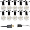 LUBASE-39901 Electric Globe String Lights with Soft White Fairy Lights