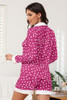 Button Down Pajama Sets Women Two-Piece Satin Silk Pjs Sets Loungewear New