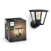 Philips Hue Inara Outdoor Smart Wall Light, Black - Requires Hue Bridge