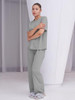 Talmont Women's Pajama Set Short Sleeve 2 Piece Outfits Lounge Set O Neck - Gray New