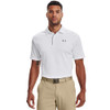 UNDER ARMOUR MEN'S TECH GOLF POLO XL - SIZE: MEN XL - WHITE New