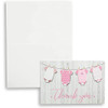 60 Pack Baby Shower Thank You Cards with Pink Envelopes for Girl 60 Pack Baby Shower Thank You Cards with Pink Envelopes for Girl