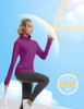 FKEEP WOMEN'S LONG SLEEVE ATHLETIC JACKETS UPF 50+ M FK3138LST PURPLE New