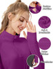 FKEEP WOMEN'S LONG SLEEVE ATHLETIC JACKETS UPF 50+ M FK3138LST PURPLE New