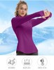 FKEEP WOMEN'S LONG SLEEVE ATHLETIC JACKETS UPF 50+ M FK3138LST PURPLE New