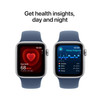 Apple Watch SE Gen 2 GPS 40mm Silver Aluminum Case Blue Band