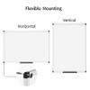 VIZ-PRO Magnetic Whiteboard/Dry Erase Board, 48 X 36 Inches, Alum Frame