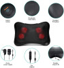 SULIVES SHIATSU BACK AND NECK MASSAGER,KNEADING MASSAGE PILLOW WITH HEAT - BLACK