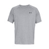 UNDER ARMOR MEN'S TECH 2.0 V-NECK SLEEVE T-SHIRT STEEL LIGHT/BLACK M New