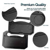 ZONE TECH STEERING WHEEL TRAY DESK - MULTI-FUNCTIONAL BLACK PORTABLE VEHICLE