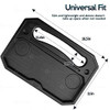 ZONE TECH STEERING WHEEL TRAY DESK - MULTI-FUNCTIONAL BLACK PORTABLE VEHICLE