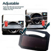 ZONE TECH STEERING WHEEL TRAY DESK - MULTI-FUNCTIONAL BLACK PORTABLE VEHICLE