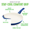 GreenLife Soft Grip 23 Piece Kitchen Cookware Pots and Frying Saucepans - Blue