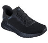 200254 Skechers MEN HANDS FREE SLIP INS SQUAD CHAOS STIVIG SIZE 8 BLACK New