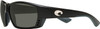 COSTA DEL MAR TUNA ALLEY GLOBAL FIT 580G - MATTE BLACK/GRAY
