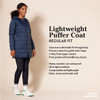 AMAZON ESSENTIALS WOMEN'S REGULAR-FIT LIGHTWEIGHT WATER-RESISTANT PUFFER COAT New