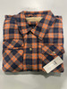 EURO JOY MEN'S FLANNEL SHERPA-LINED SHIRT JACKET - SIZE: MEN 2XL - GOLD/BLACK New