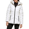 GUESS WOMEN MIDWEIGHT PUFFER JACKET - SHORT PUFFER - SIZE: WOMEN L - MIK