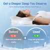 VUTEEHY CERVICAL NECK PILLOW, PAIN RELIEF SLEEPING, COOLING PILLOWCASE - WHITE
