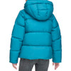 LW3RP696 LEVI'S WOMEN'S SELMA HOODED PUFFER JACKET OCEAN BLUE SIZE M New
