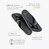 OOFOS OOLALA WOMEN'S SANDAL - LIGHTWEIGHT RECOVERY - SIZE: WOMEN 7 - BLACK