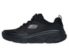 SKECHERS D'LUX WALKER 2.0 TWIST FIT - SIZE: MEN 10.5 (AU/UK M9.5) - BLACK