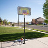LIFETIME 90992 FULL-SIZE HEIGHT ADJUSTABLE PORTABLE BASKETBALL HOOP - GRAY