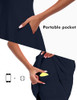 FKEEP WOMEN'S GOLF TENNIS DRESS WITH SHORTS AND POCKETS - SIZE: WOMEN XL - NAVY New